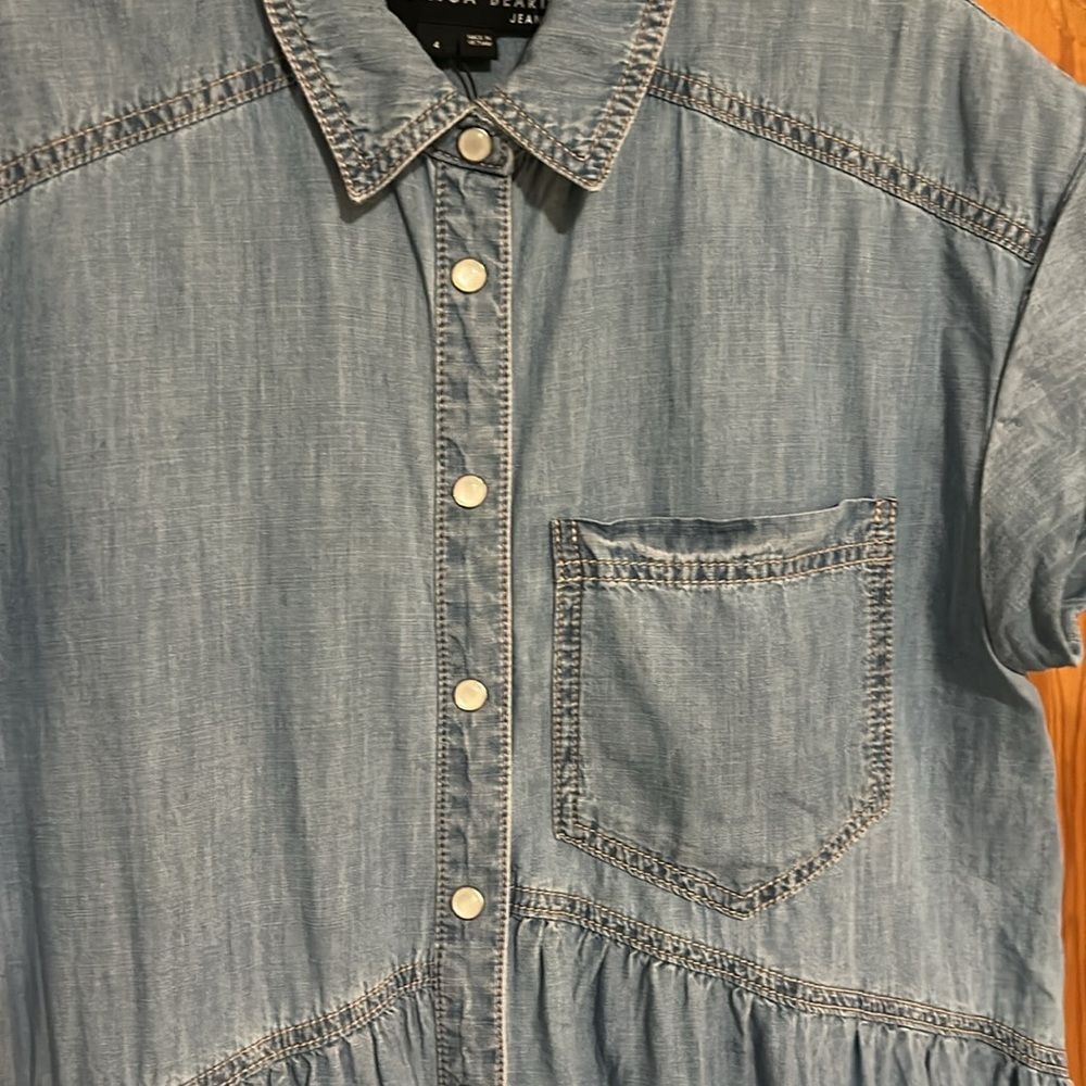 Veronica Beard Jeans Harrow Blue Dress - Picture 6 of 8